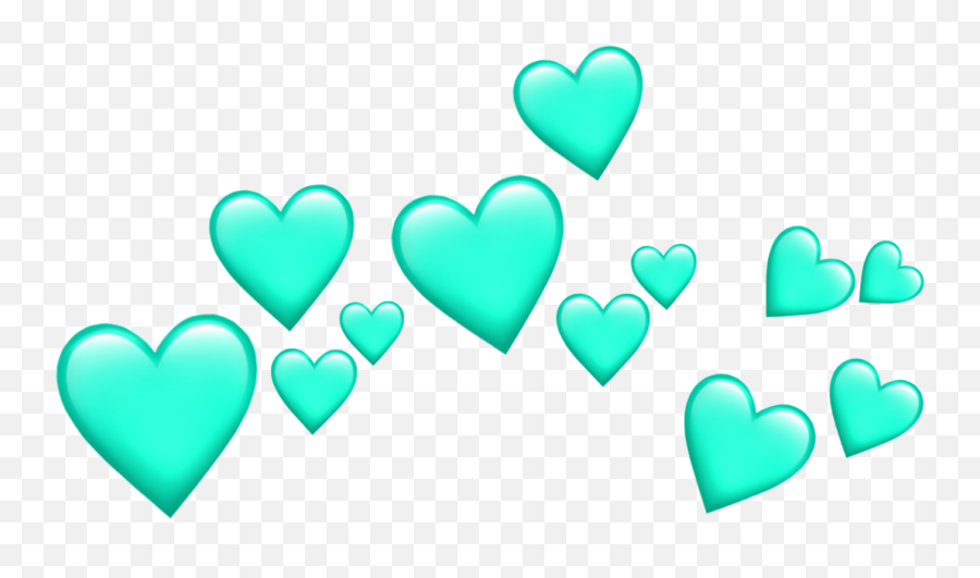 Repost My Stickers Emoji Emojicrown - Pink Heart Emoji Transparent,Teal Heart Emoji