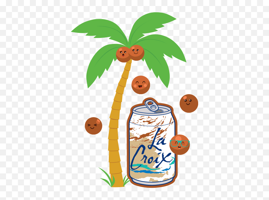 Love Sticker By Lacroix Sparkling Water - La Croix Sparkling Water Emoji,Palm Tree Drink Emoji