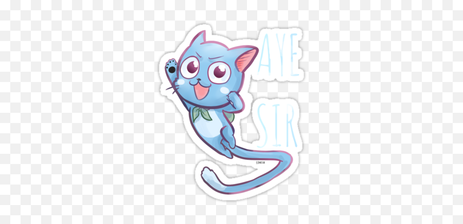 Happy From Fairy Also Buy This - Happy Fairy Tail Sticker Emoji,Tooth Fairy Emoji