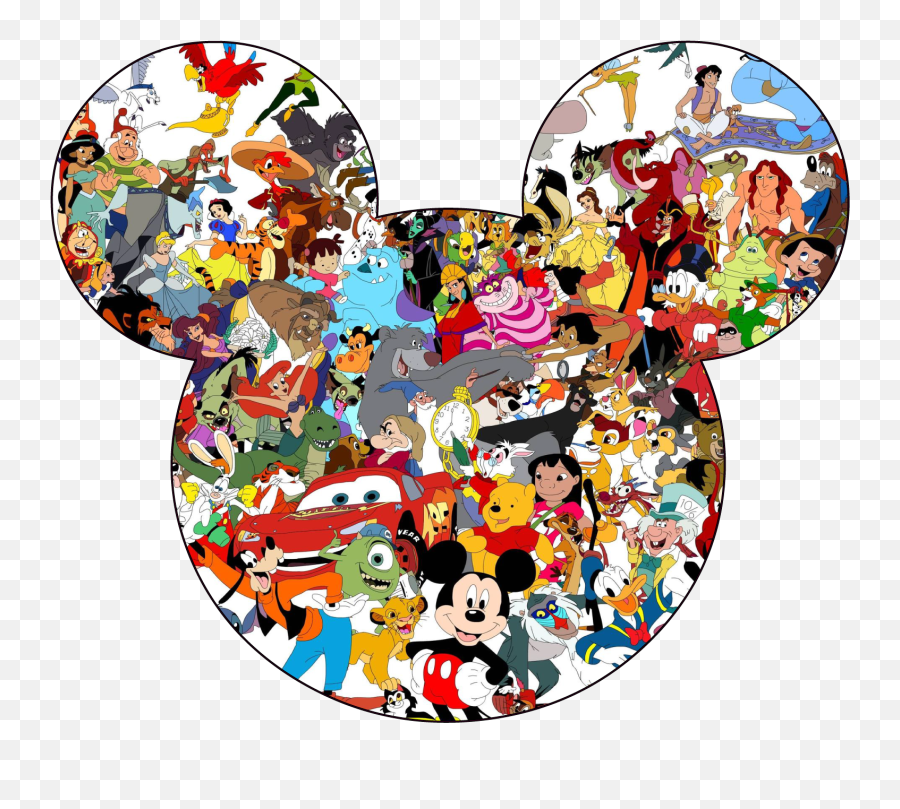 Mickey Mouse Silhouette Men Women - Disney Characters In Mickey Head Emoji,Disney Emoji Characters