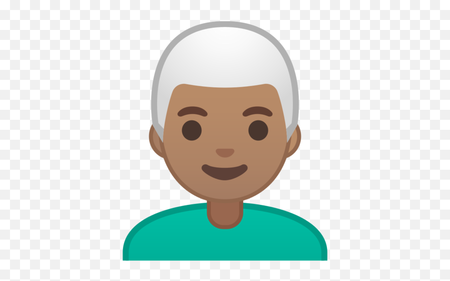 Medium Skin Tone White Hair Emoji - Human Emoji Png,White Man Emoji