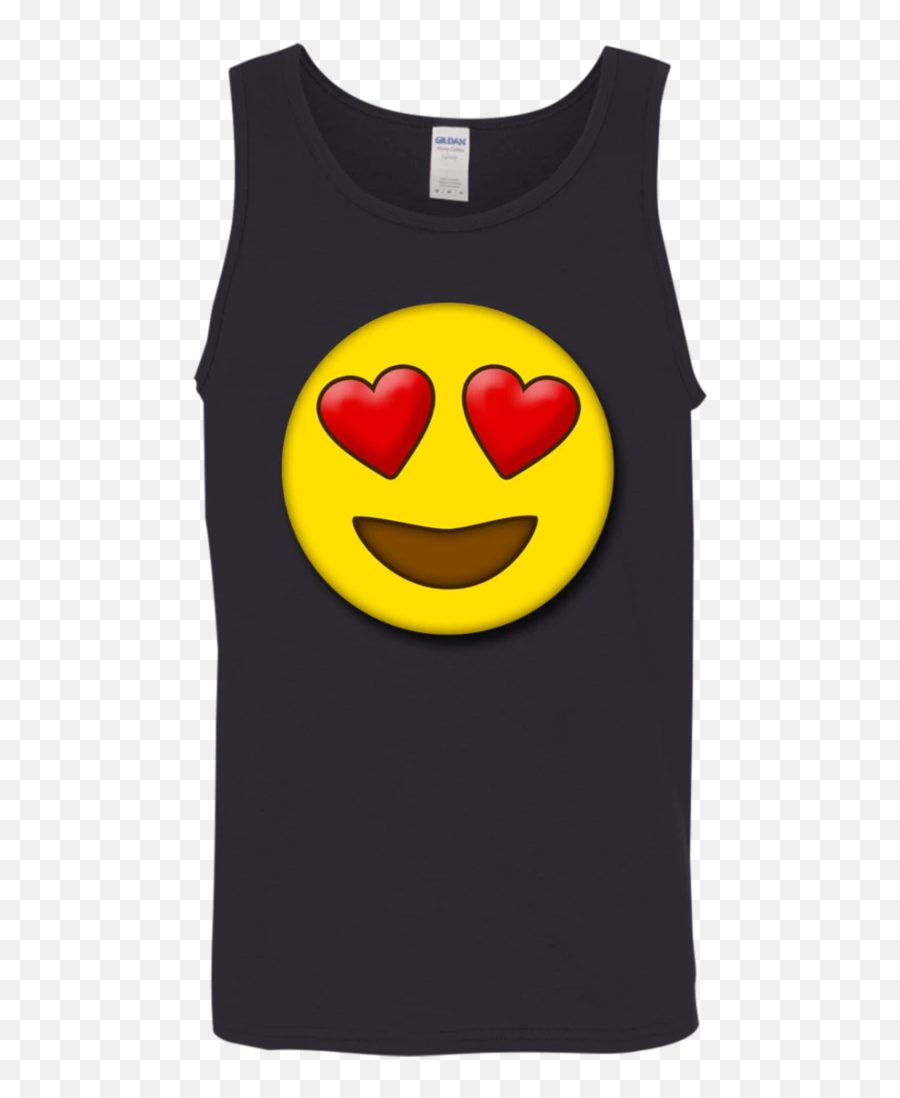 Cute Heart Eyes Emoji Valentines Day Love Tank,Black Panther Emoji
