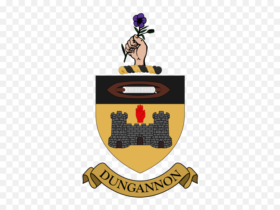 Dungannon Coat Of Arms V2 - Poster Emoji,Northern Ireland Emoji
