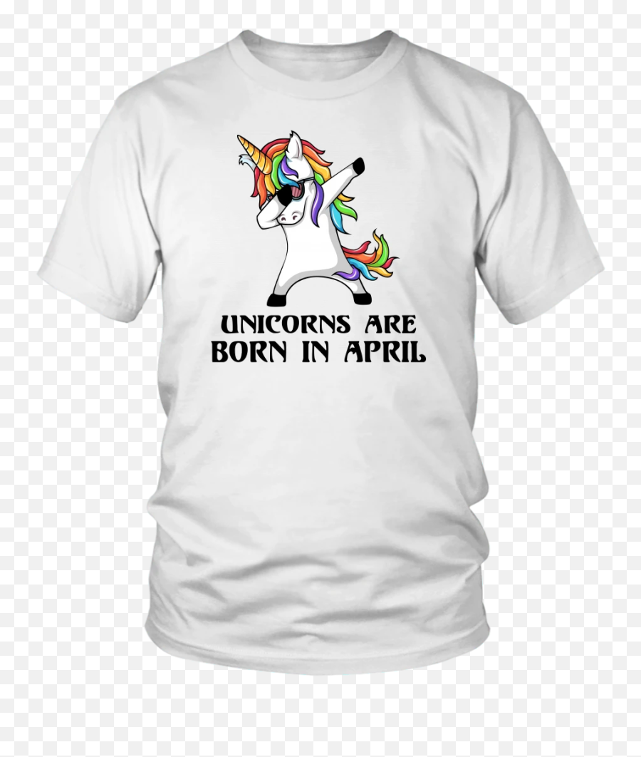 Unicorns Are Born In April T Shirt - Jesus Loves You But He Loves Me More Emoji,Unicorn Emoji Hoodie