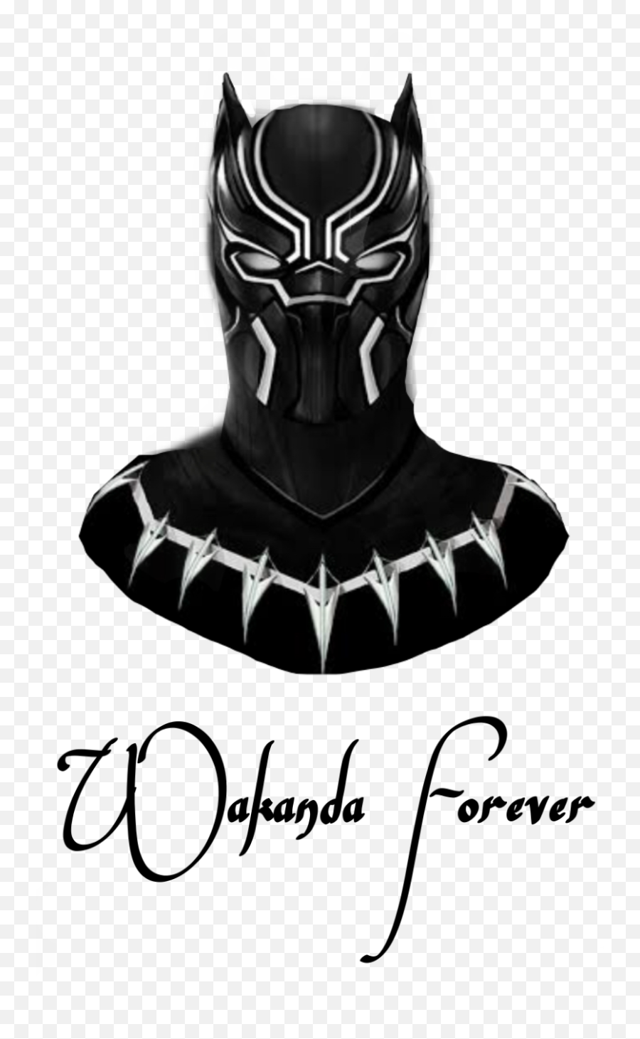 Blackpanter Wakandaforever Freetoedit - Black Panther Head Movie Emoji,Wakanda Forever Emoji