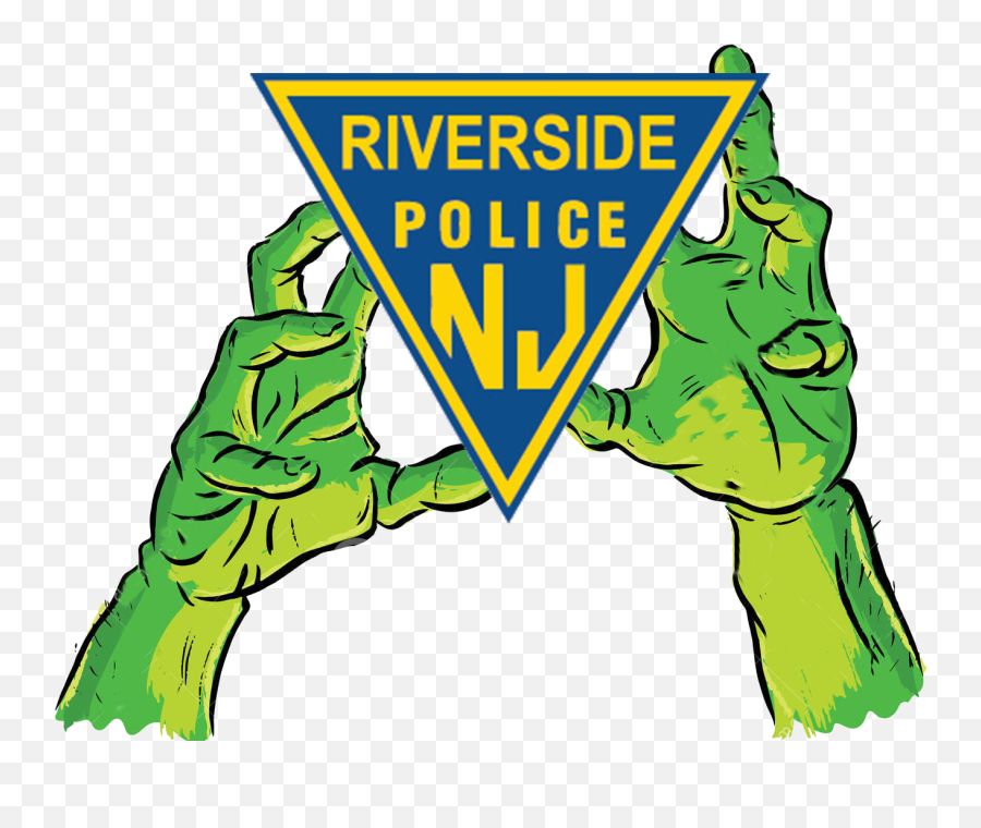 The Riverside Police Officers Association And Riverside - New Jersey State Police Triangle Emoji,Spooky Emoji