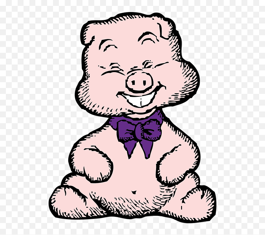 Free Pork Pig Vectors - Round Off For Class 4 Emoji,Eye Roll Emoji