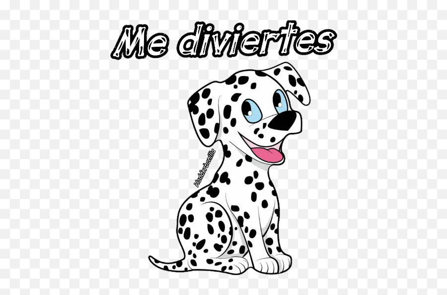 101 Dálmatas Stickers For Whatsapp - Dalmatian Emoji,Dalmatian Emoji