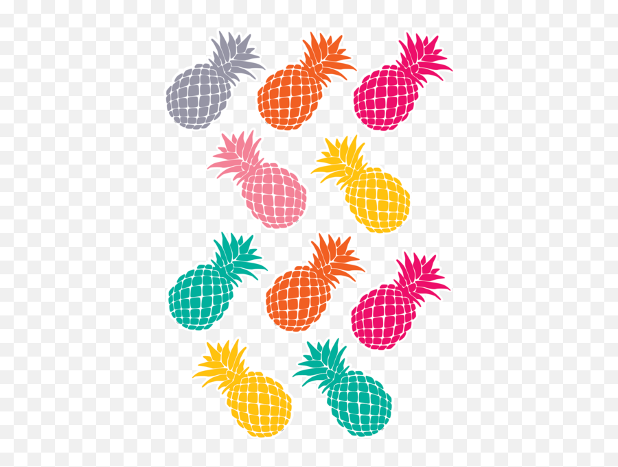 Tropical Punch Pineapples Accents In - Appu Garden Emoji,Pineapple Emoji