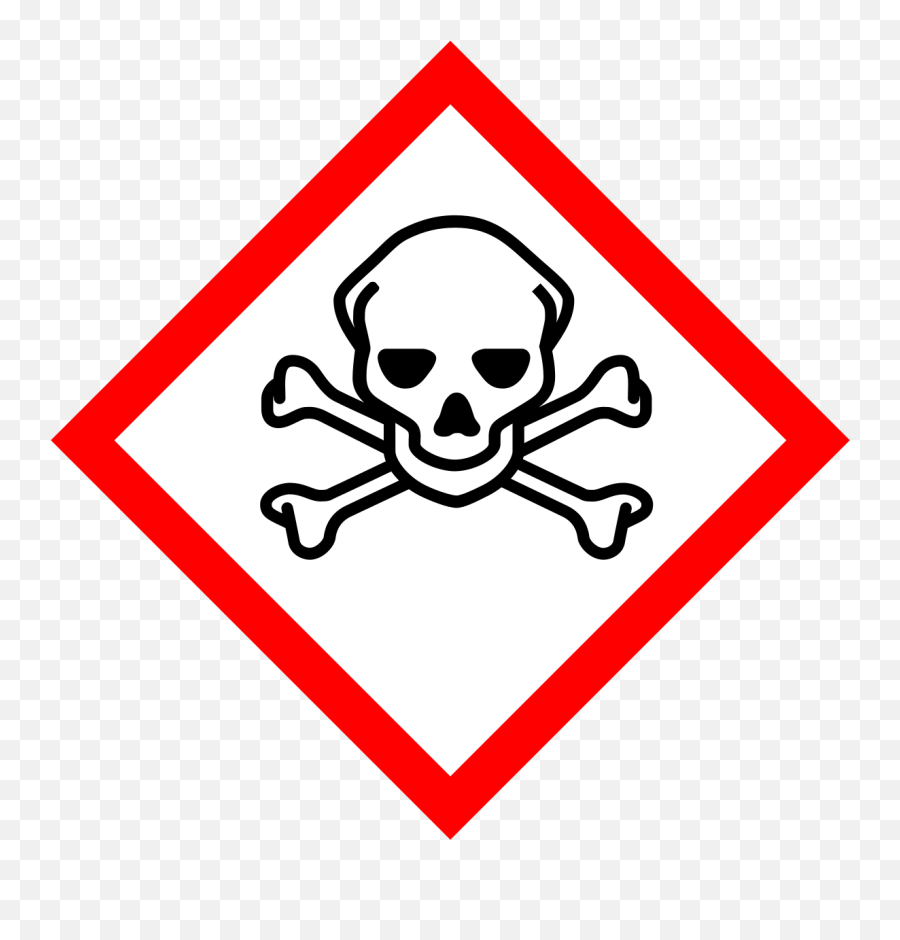 Skull With X Bones Meaning - Toxic Substances Pictogram Emoji,Skull And Crossbones Emoji