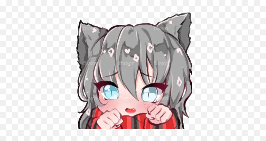 Do Custom Cute Anime Girls Twitchdiscord Emotes And Badges - Cute Anime Discord Emotes Emoji,Cute Discord Emojis