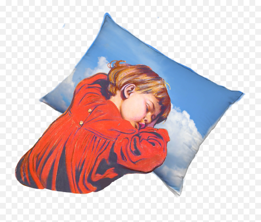 Sleeping Baby Child Sticker By Maria Poniatowski - Famous Painting Of Someone Sleeping Emoji,Sleeping Emoji Pillow