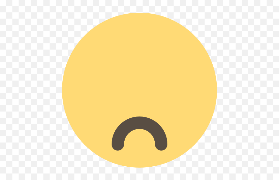 Emo Emoticon Emoji La Faccia Triste Libero Icona Di Emoji - Circle,Emoticon Triste