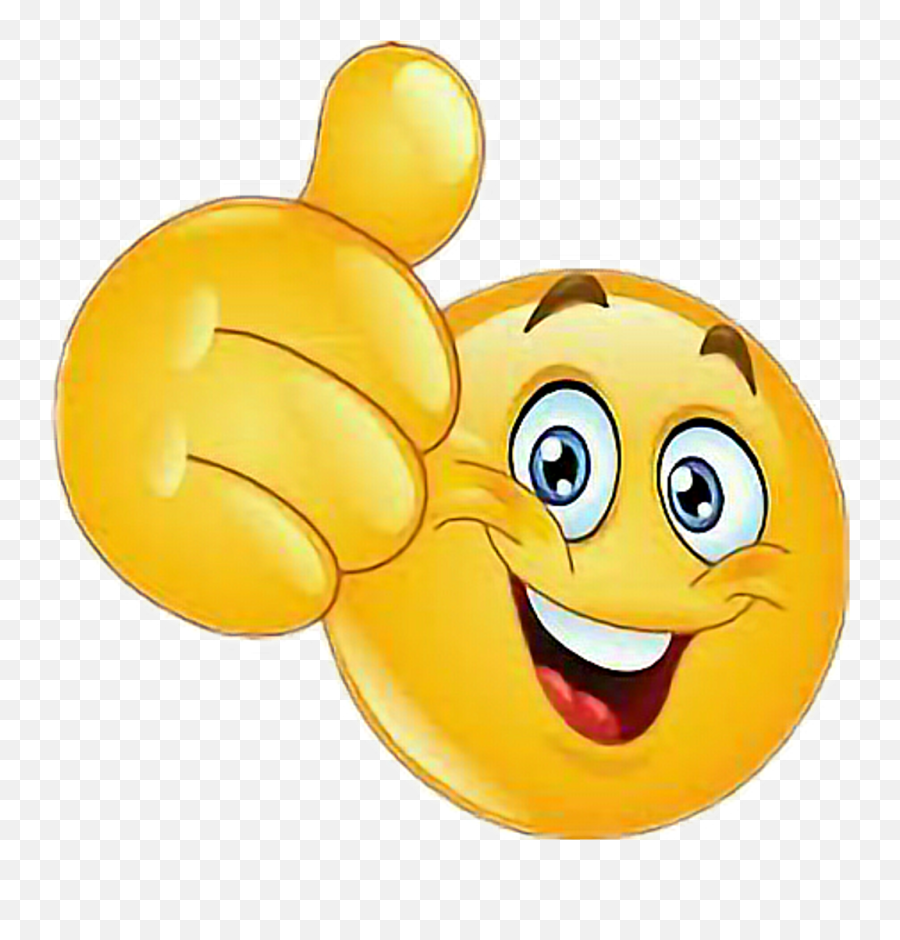 Ok Emoji Download Free Clip Art With A Transparent - Smiley Face Thumbs Up,Okay Emoji