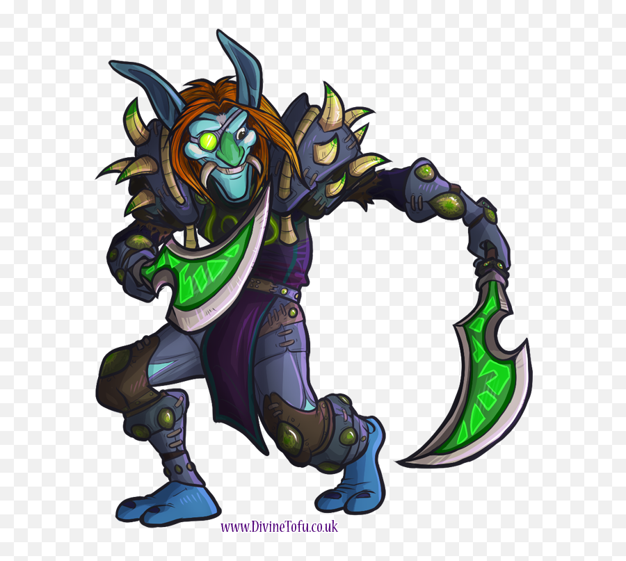 Wow Chibi Troll Rogue By Divinetofu - Troll Rogue Emoji,World Of Warcraft Emoji For Discord