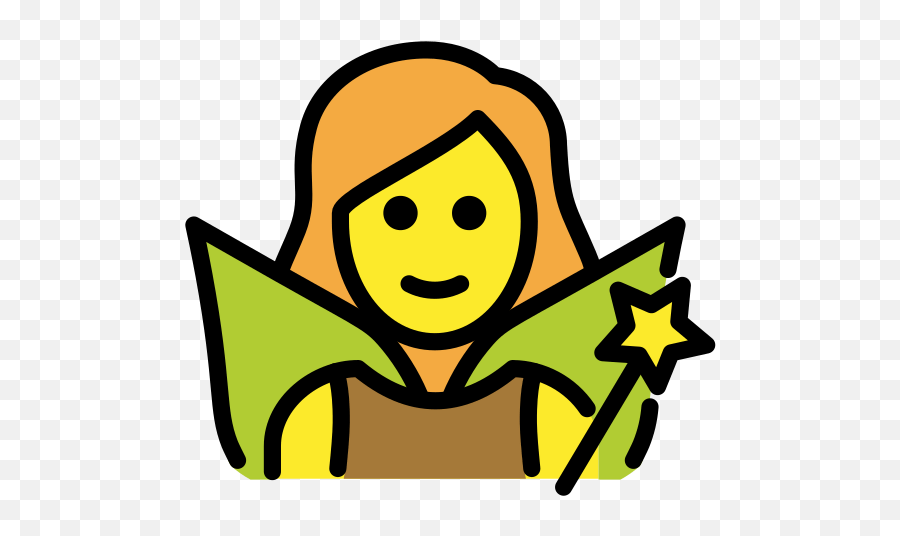 Woman Fairy - Human Skin Color Emoji,Fairy Emoji