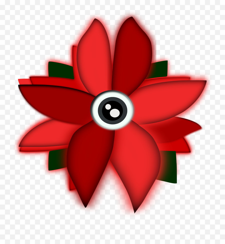 Eye Flower Red Free Vector Graphics - Illustration Emoji,Emoji Covering Eyes