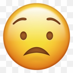 Worried Emoji Download Ios - Upside Down Smiley Emoji Png,Butter Emoji