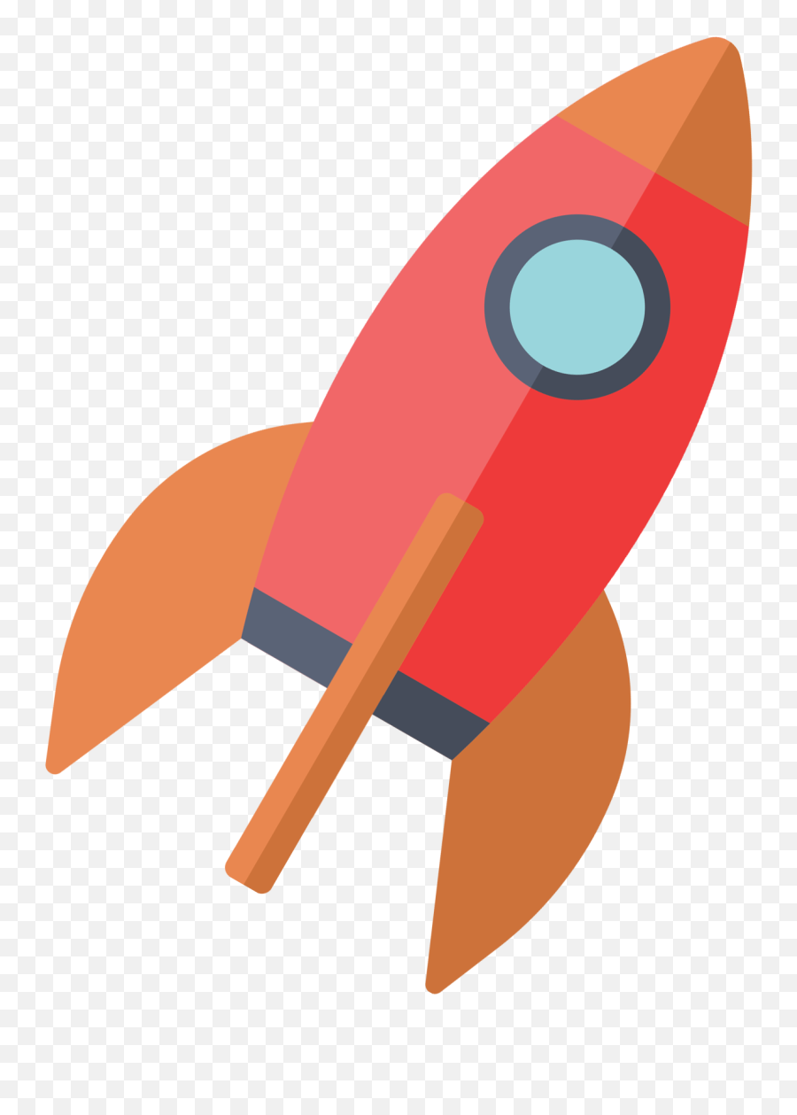 Rocket Clipart Transparent Png Png Download - Flat Design Rocket Png Emoji,Rocket Ship Emoji