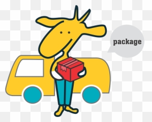 Postman Express Delivery Package Sheep - Mail Carrier Emoji
