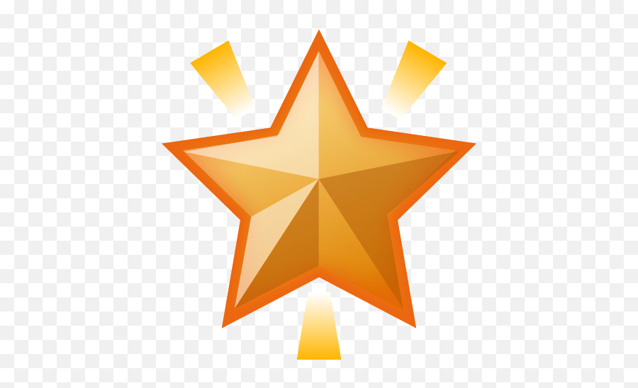 Glowing Star Emoji For Facebook Email - Star Icon Vector,Loaf Emoji