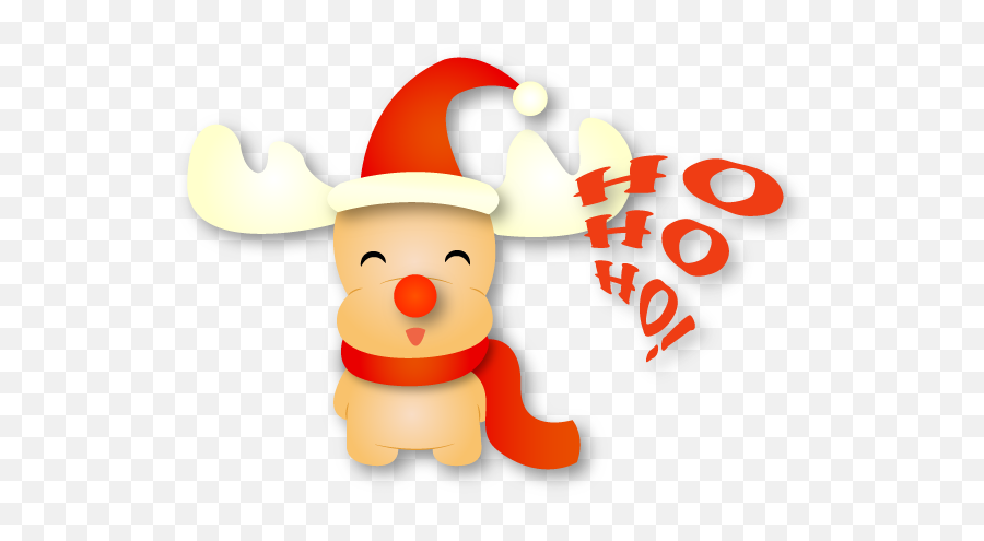 Rudolf - Christmas Emoji,Reindeer Emoji