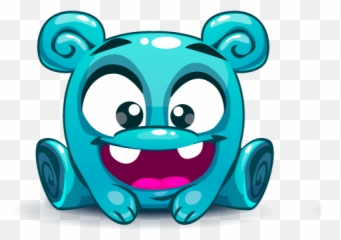 Cute Kawaii Emoji - Cartoon Alien Sitting,Kawaii Emoji