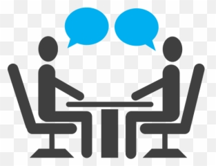 Conversation Symbol - Clip Art Interview Emoji,Christmas Carols Emoji