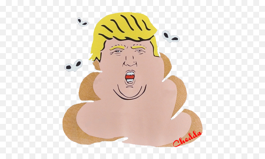 Trump Is Shit - Cartoon Emoji,Donald Trump Emoji Copy And Paste