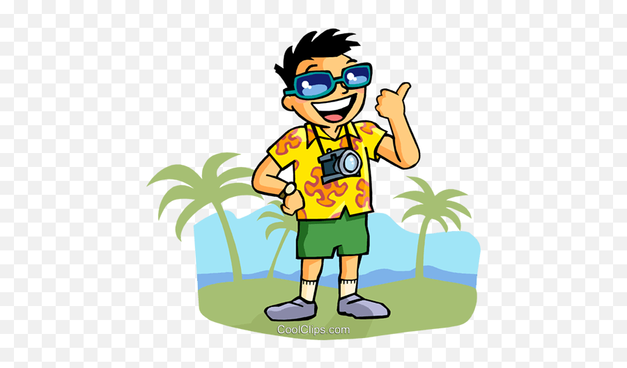 Tourist With Camera Clipart - Tourist Clipart Emoji,Tourist Emoji