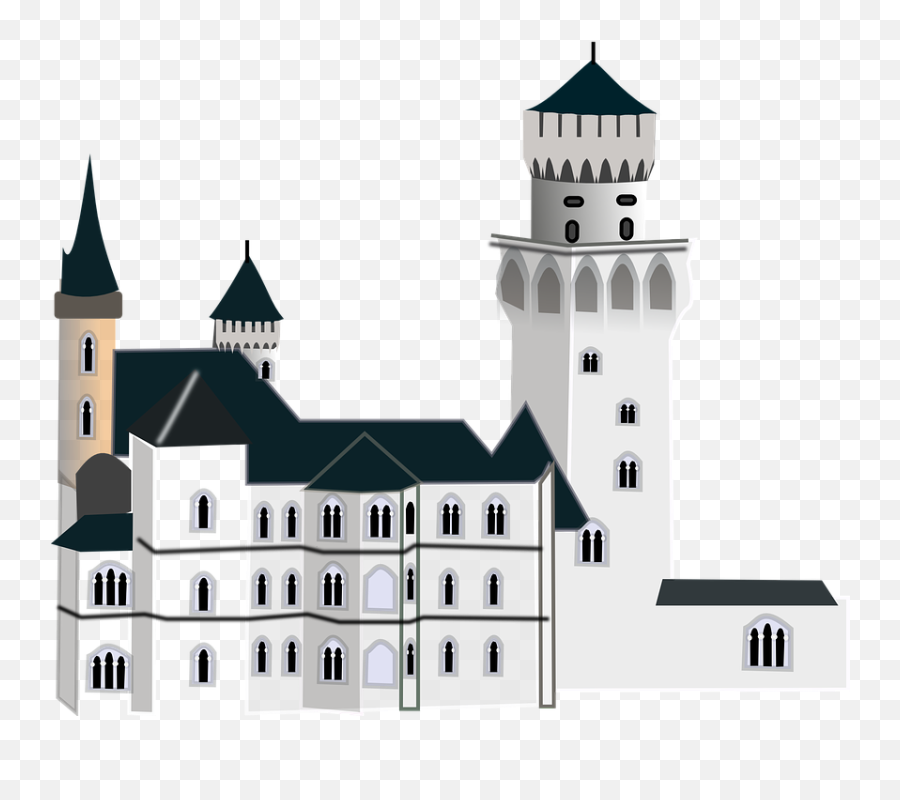 Kostenlose Burg Burger Vektorgrafiken - Castle Clip Art Emoji,Emoticon Disney