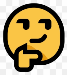 Custom Emoji List For Tinytildewebsite - Smiley,Thonking Emoji