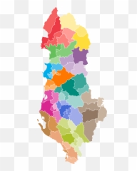 Albania - Harta Administrative E Shqiperise Emoji