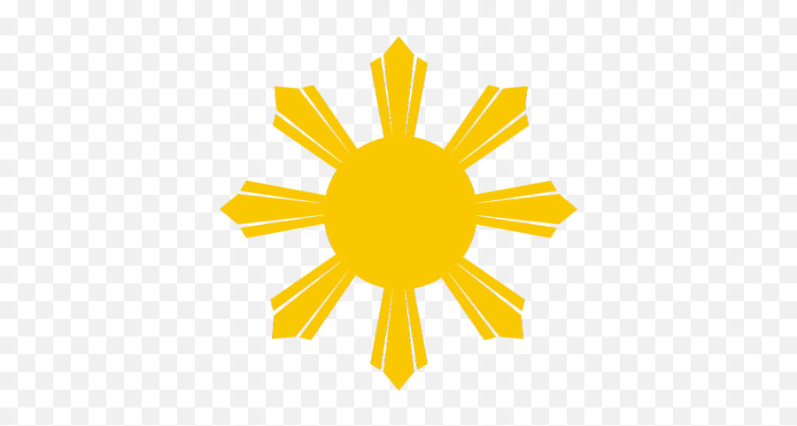Filipino Tattoos - 3 Stars And A Sun Logo Emoji,Philippines Flag Emoji