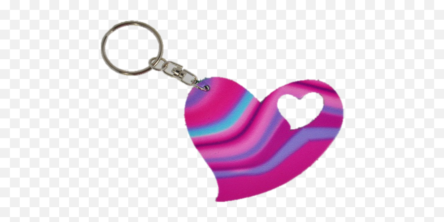 Download Hd Double Heart Leather Keychain Lkdh32 - Tie Dye Keychain Emoji,Double Hearts Emoji
