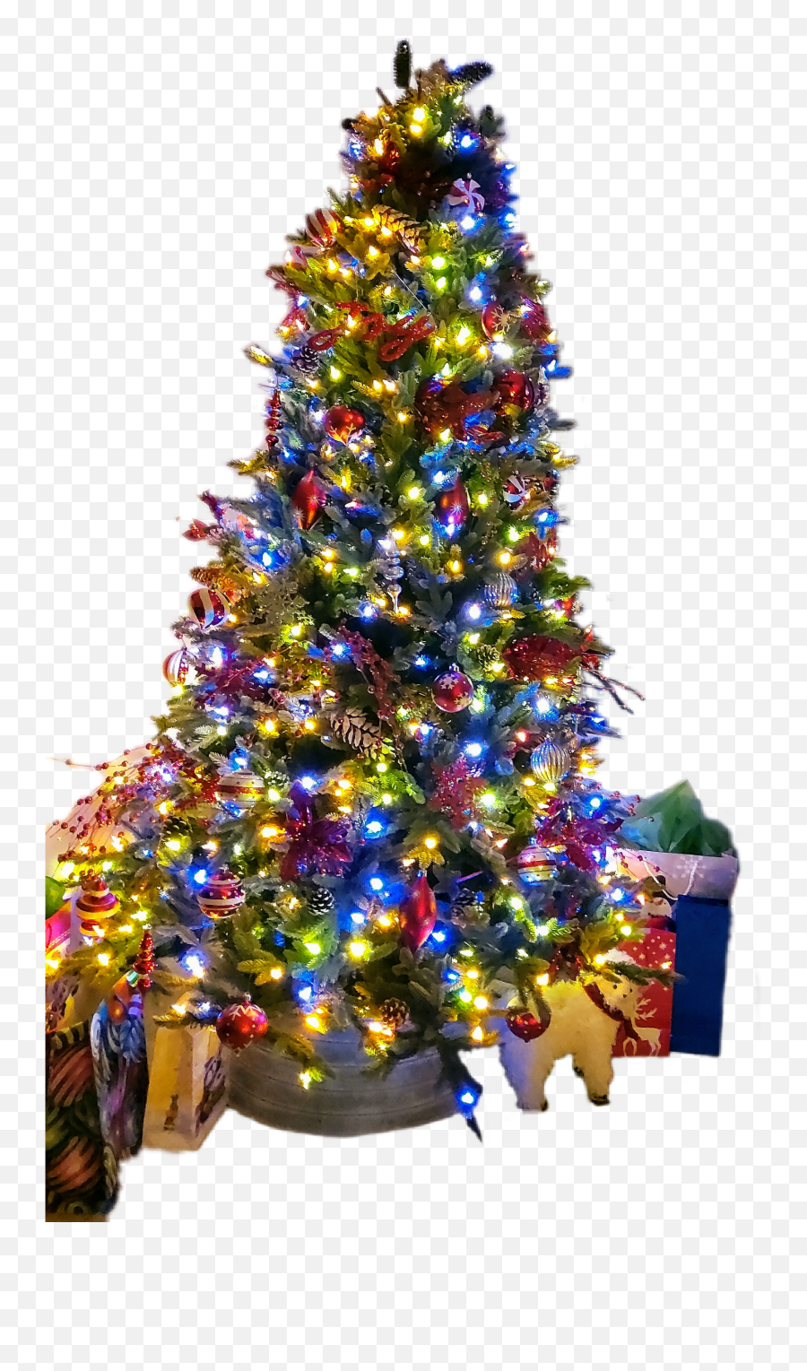 Christmas Treelights Decoration Gifts - Christmas Tree Emoji,Christmas Light Emoji