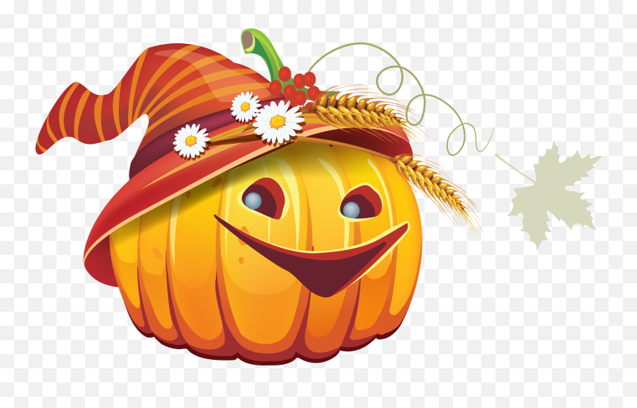 Halloween Png - Free Autumn Pumpkin Pie Clipart Emoji,Flower Emoticon