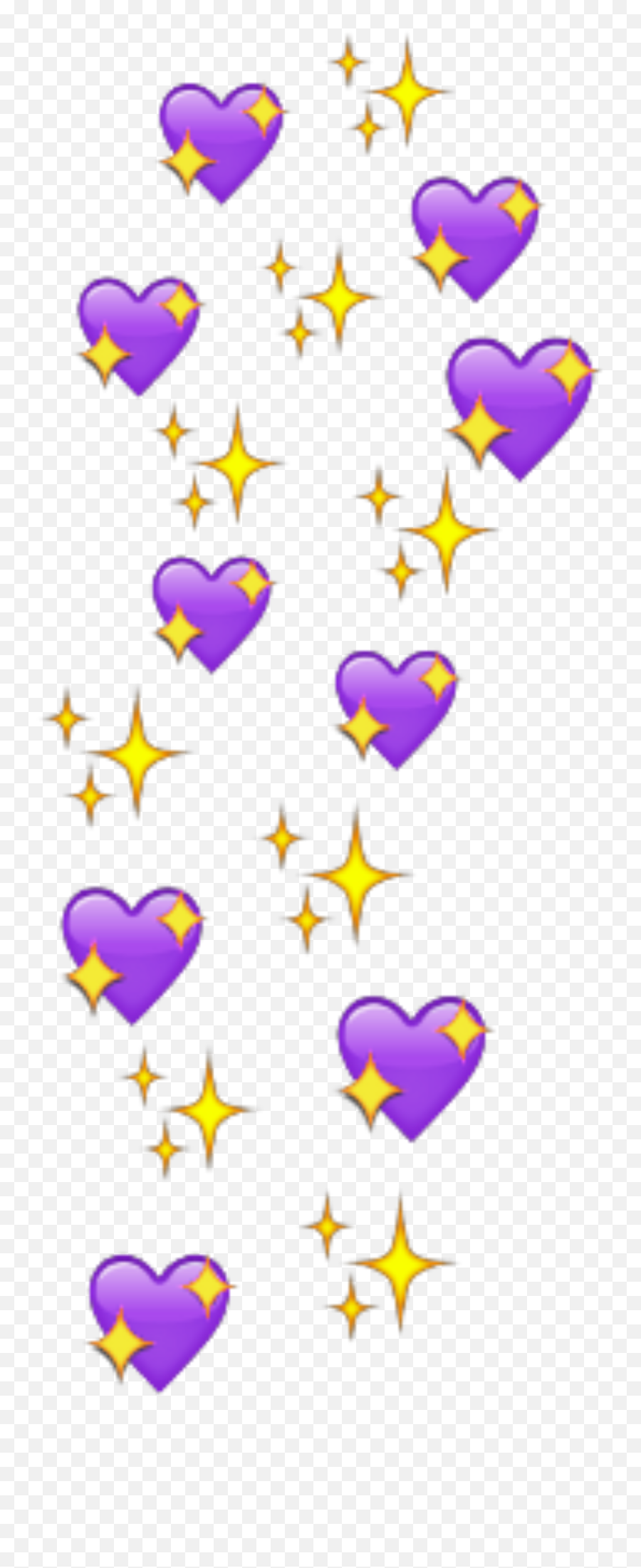 Purple Heart Hearts Emoji Emojis Heartemoji Aesthetic - Heart Emojis Png Meme,Purple Heart Emoji Transparent