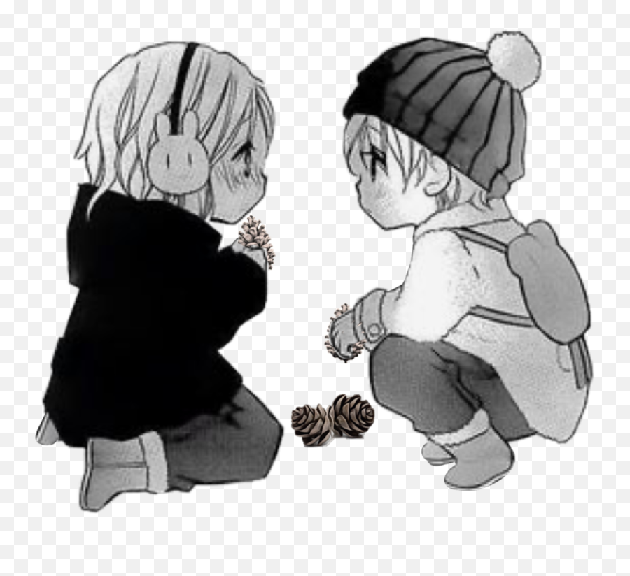 For The Challenge Pinecone Challenge - Couple Anime Kids Cute Emoji,Pinecone Emoji