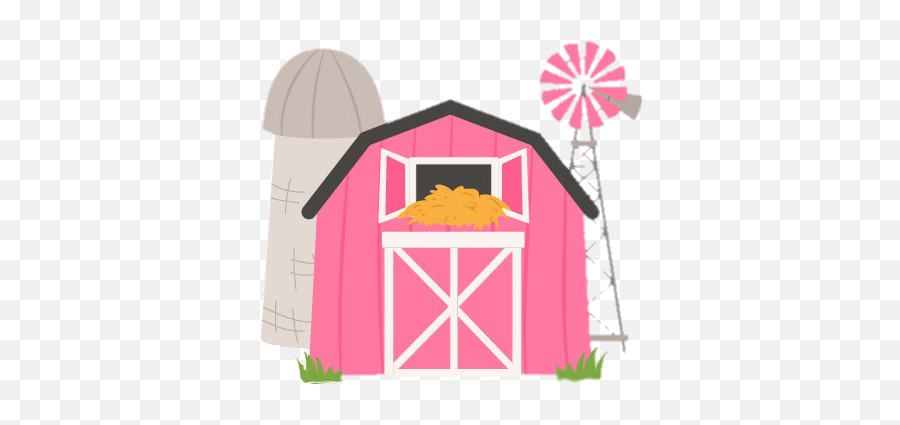 Pink Barn Farm - Barn Clipart Emoji,Barn Emoji