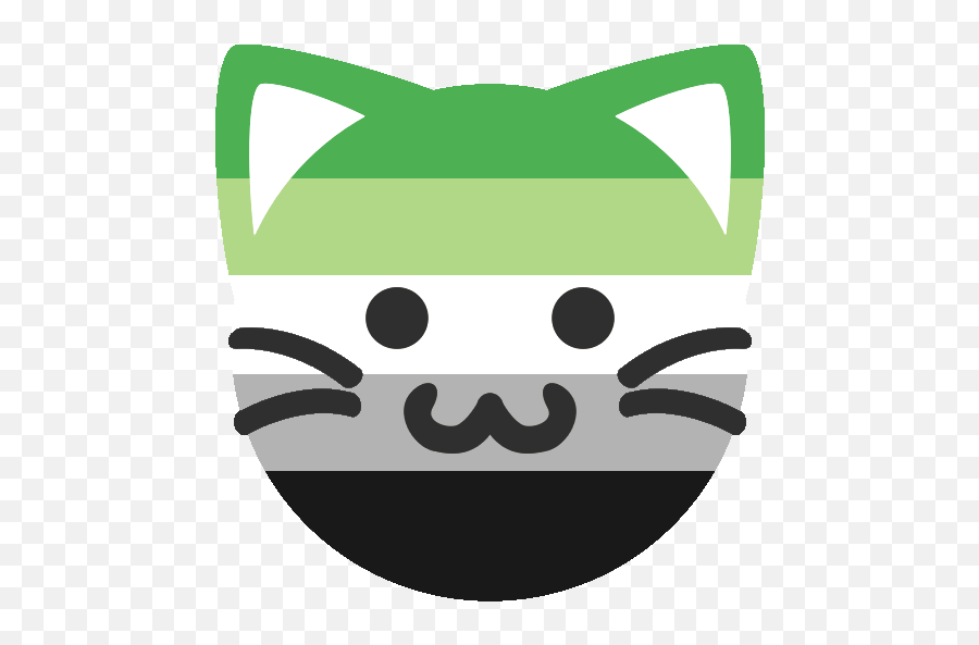 Bi Aroaces For Aroaces Discord Emoji Pride Set Kitty Cat - Clip Art,Kitty Emojis