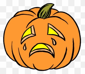 Crying Face Pumpkin Png u0026 Free Pumpkinpng - Sad Jack O Lantern Clipart Emoji