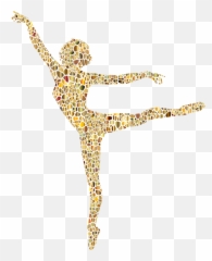 Dancing Couple Silhouette Png - Clear Background Emoji
