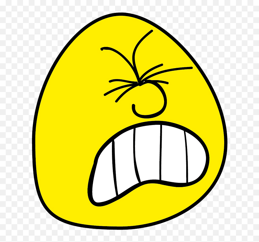 Cartoon Angry Face Clipart Free Download Transparent Png - Happy Emoji,Angry Faces Emoticons