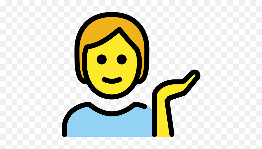 Information Desk Person - Human Skin Color Emoji,Information Desk Emoji