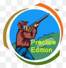 Skeet Shoot Practice Android Clipart - Full Size Shooting Art Emoji