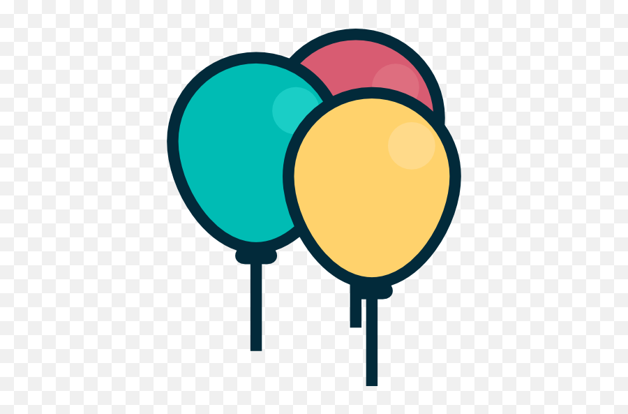 Carnival Party Birthday New Year Balloons Celebration - Balloon Emoji,Peanuts Emoticons