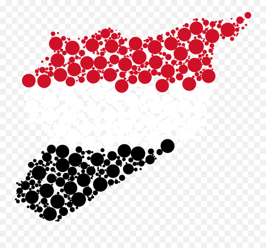 Syria Map Flag Country Nation - Syria Map Clipart Emoji,Syrian Flag Emoji
