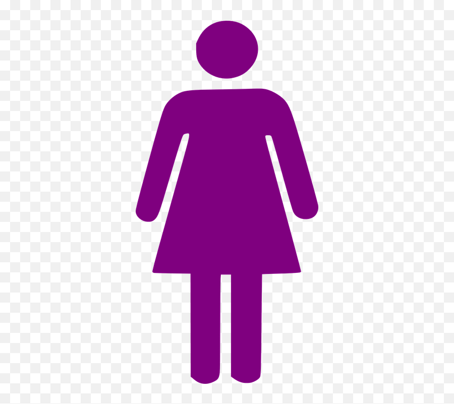 Free Toilet Restroom Vectors - Silhouette Of Fat Girl Emoji,Dab Emoticon