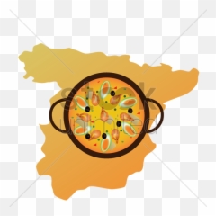 Paella Clipart Main Dish - Spain Paella Map Emoji,Paella Emoji